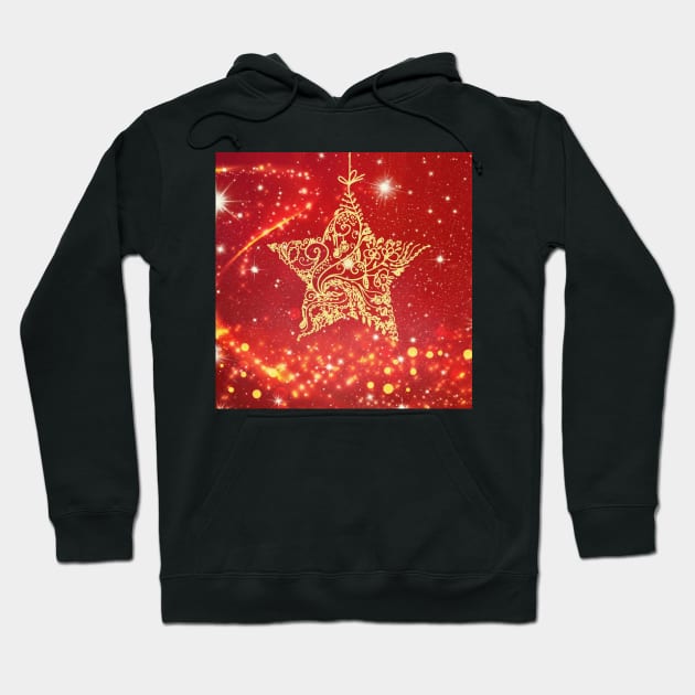 Christmas Star Hoodie by Pop Cult Store